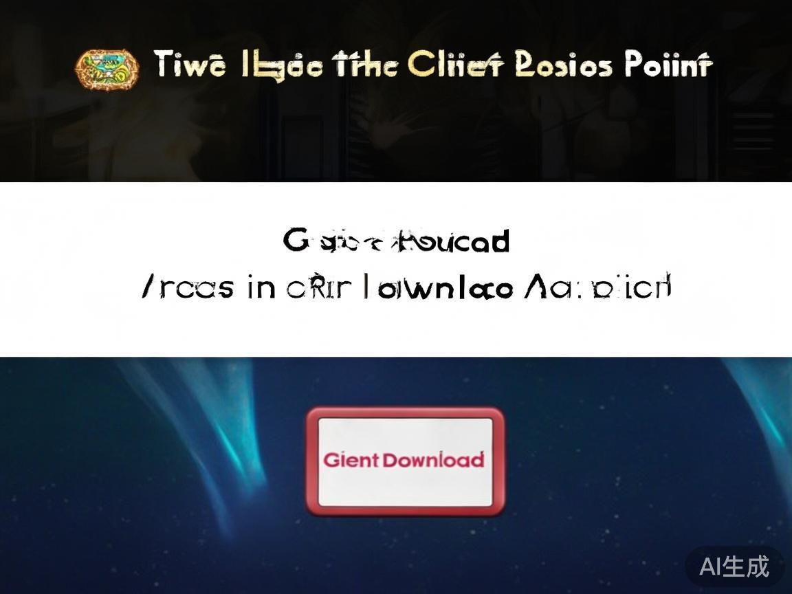 第二步：找到客户端下载入口
在首页明显位置，通常